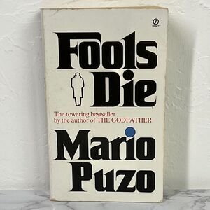 Fools Die by Mario Puzo Vintage Paperback 1979 Signet